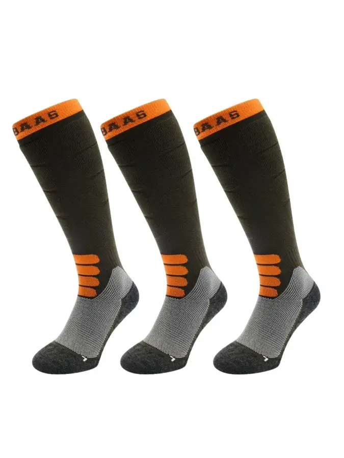 Poederbaas - Merinowol - 3 paar - Skisokken