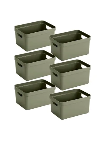 Sigma home - Opbergbox - 13L - 6-delig