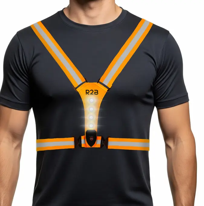 R2B Hardloopvest oplaadbaar