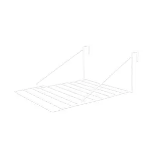 Droogrek Hangend - 5 meter - 53x71x27 cm