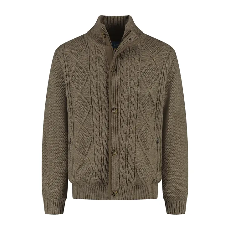 Acton Heren - Outdoorvest - Grof gebreid