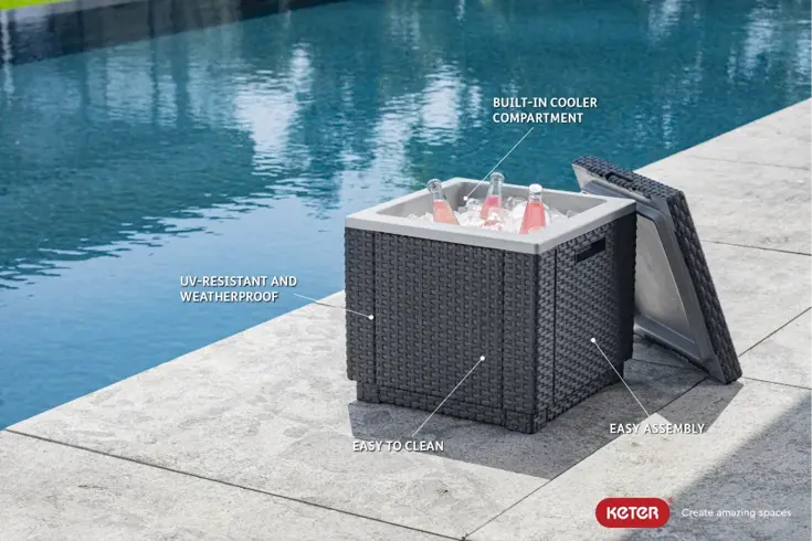 Allibert Ice Cube Koelbox - 42x42x41cm