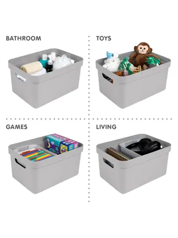 Sigma home - Opbergbox - 13L - 6-delig