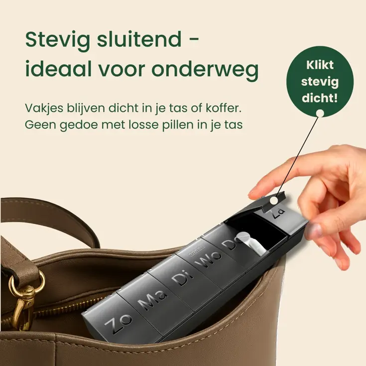 Pillendoosje 7 dagen - Ingegraveerde Tekst