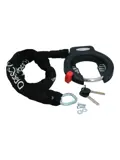 Hoogwaardig ringslot met plug-in ketting 90cm