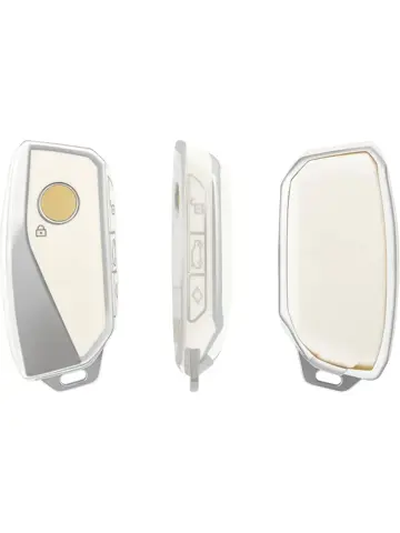 TPU Sleutelhoesje voor Bmw wit F4