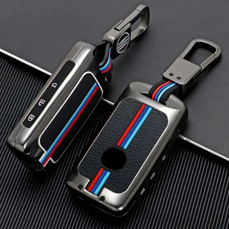 Metalen Sleutelhoesje voor Mazda grijs B3