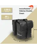 New Looxs Dubbele Fietstas Odense 39 L