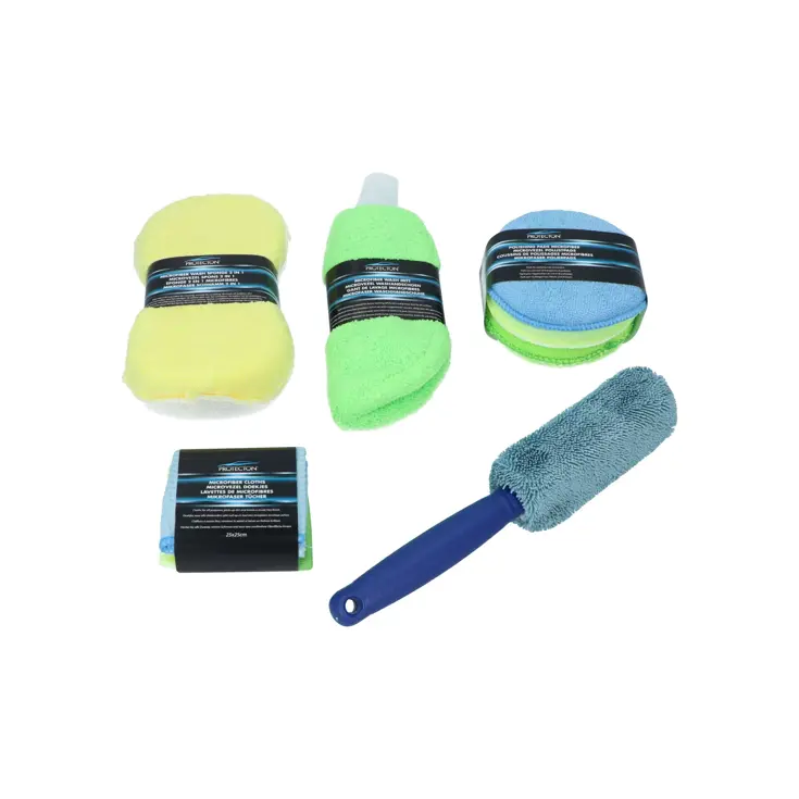 9-delige microvezel set voor auto en caravan