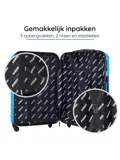 Reiskoffer M ABS 74L met TSA-slot en 360° wielen