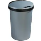Twinga - Prullenbak + klepdeksel - 45L zwart
