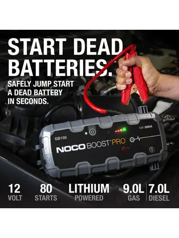 3000A Jumpstarter voor 12V accu met USB