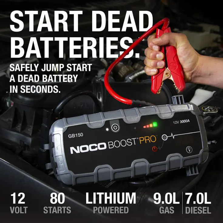 3000A Jumpstarter voor 12V accu met USB