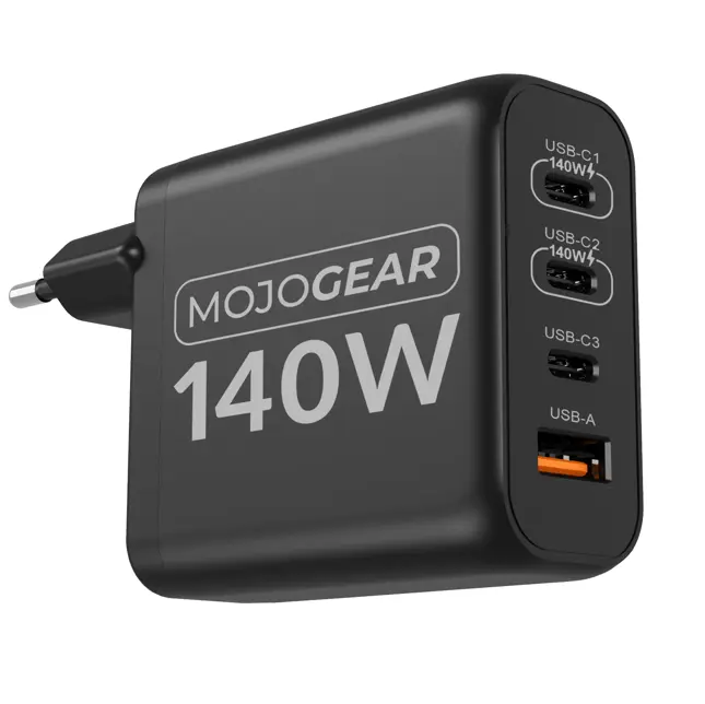 CHARGE+ 140W Oplader - USB en USB-C