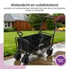 Gofun Bolderkar XXL - 150L - Opvouwbaar