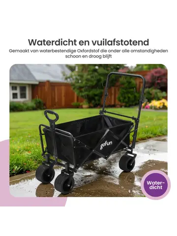 Bolderkar XXL - 150L - Opvouwbaar