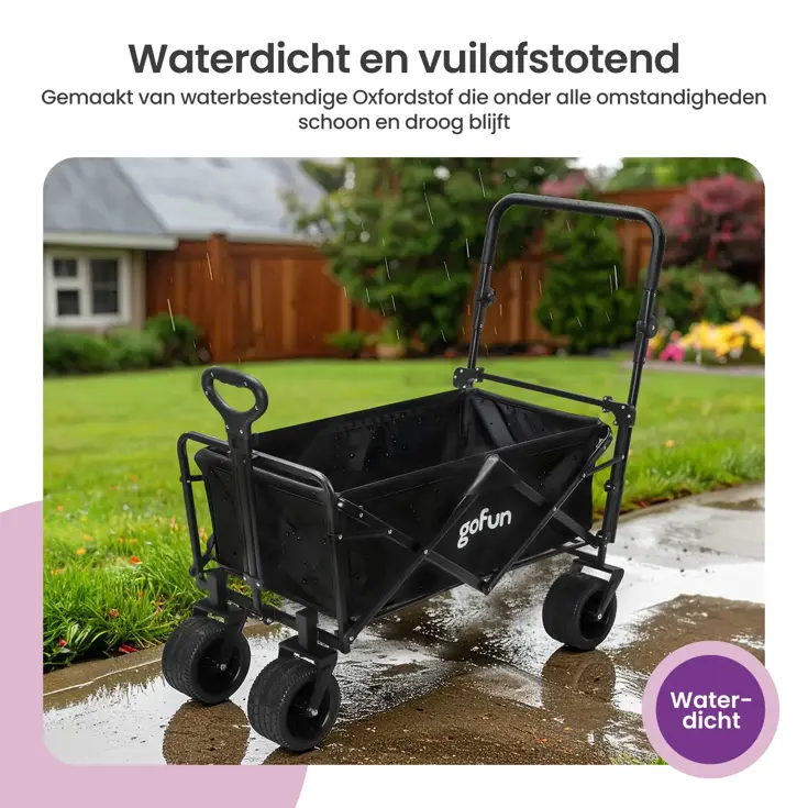 Bolderkar XXL - 150L - Opvouwbaar
