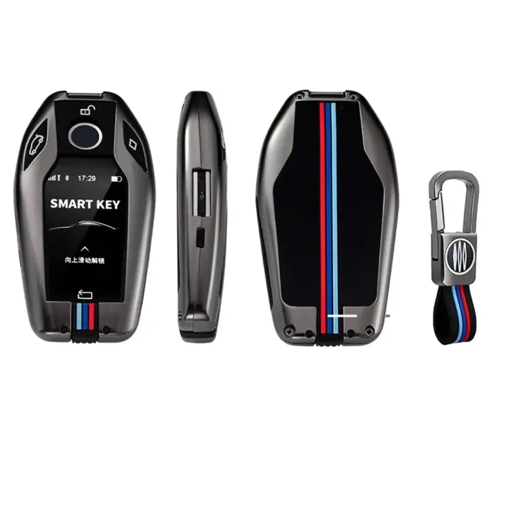 Metalen Sleutelhoesje voor Bmw grijs BMW-C