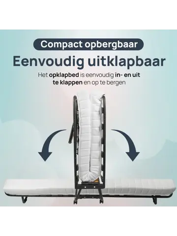 Troonz Vouwbed Verona - 90 x 200 - Set