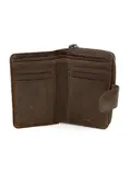 Loet - Suede ritsportemonne - 6 pasjes