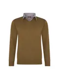 Heren Mock Pullover