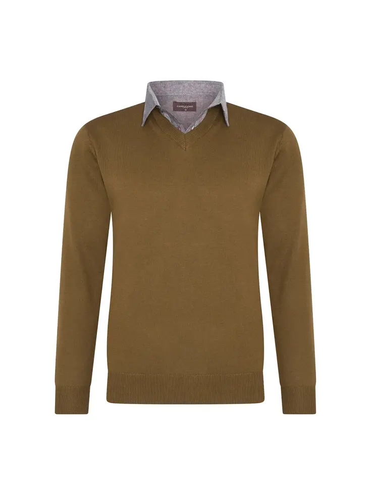 Heren Mock Pullover