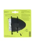 Classic zwarte koplamp met 3 krachtige LED's
