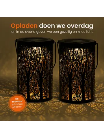 Solar Tafellamp Oasis – 2 Stuks - LED