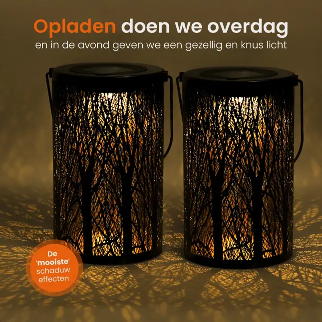 Solar Tafellamp Oasis – 2 Stuks - LED