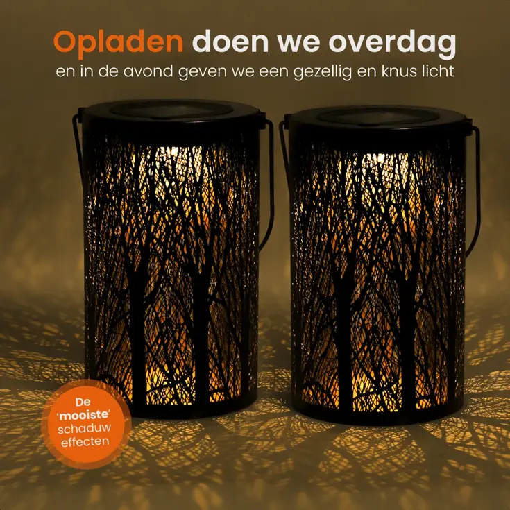 Solar Tafellamp Oasis – 2 Stuks - LED