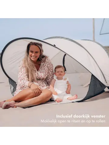Luxe Pop Up Strandtent XXL - Anti-UV 50+