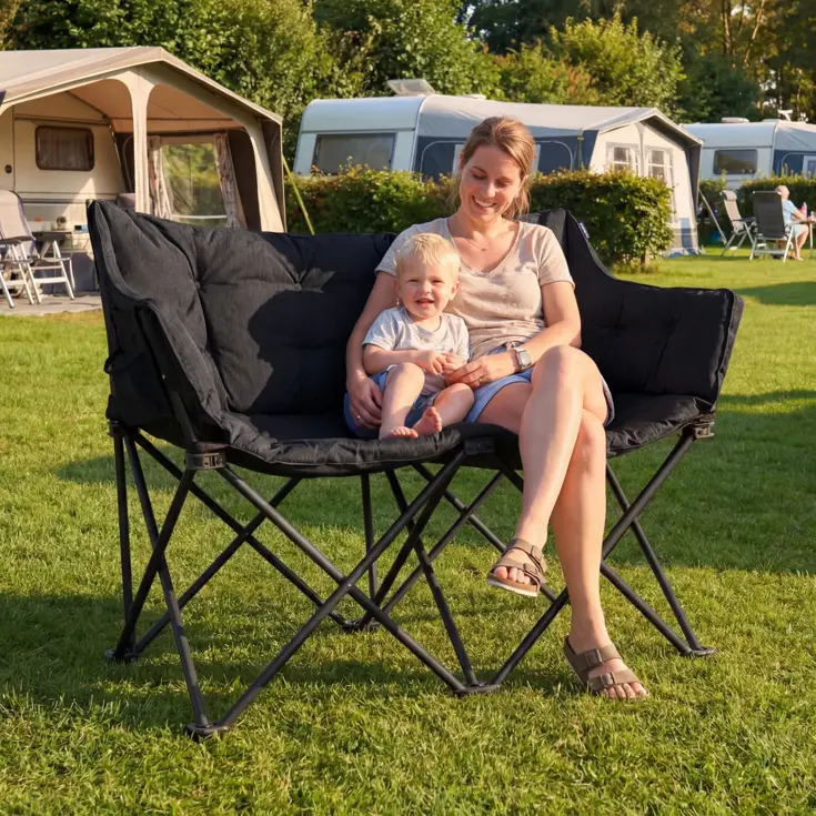 Campingstoel - Opvouwbaar - 2-Persoons - 240KG