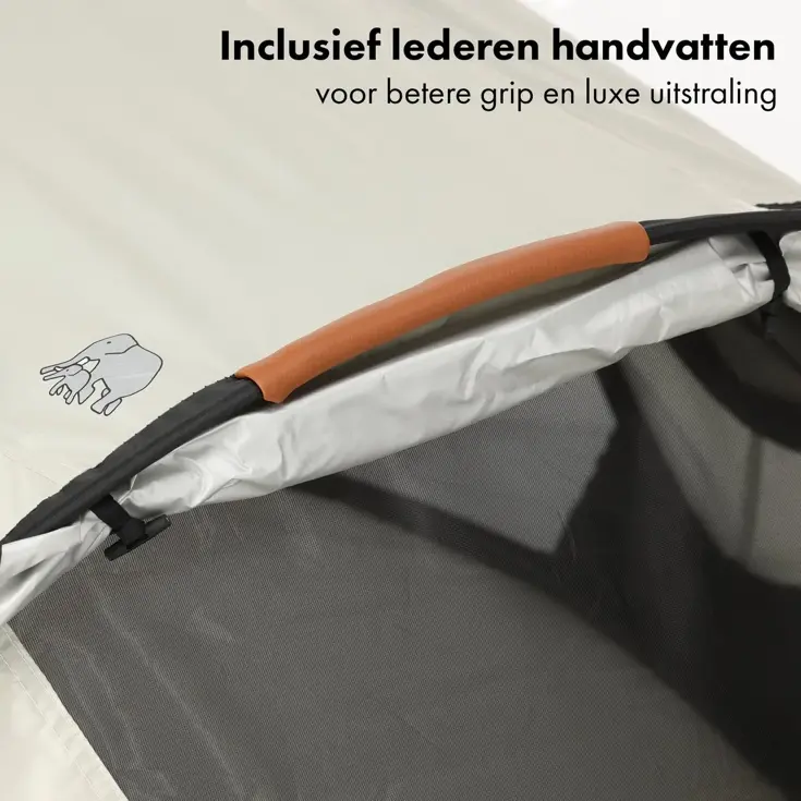 Peuter luxe campingbedje - Zelfopblaasbare matras