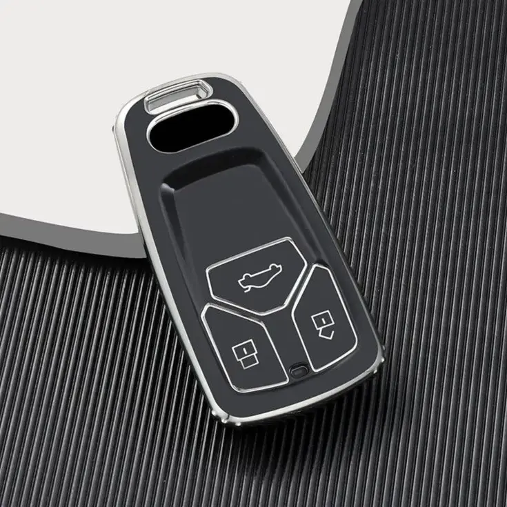 TPU Sleutelhoesje voor Audi zwart B3