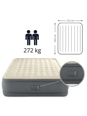 Luchtbed - Intex - 2P - 152x203 + Pomp