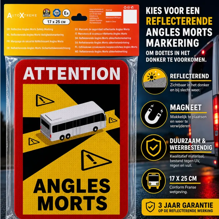 Angles Morts Camper - Magneet 3x