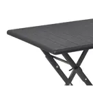 ERRO Bistrotafel 62x62cm - zwart - houtlook