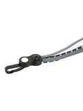 Grijze snelbinder 60cm met kunststof haken