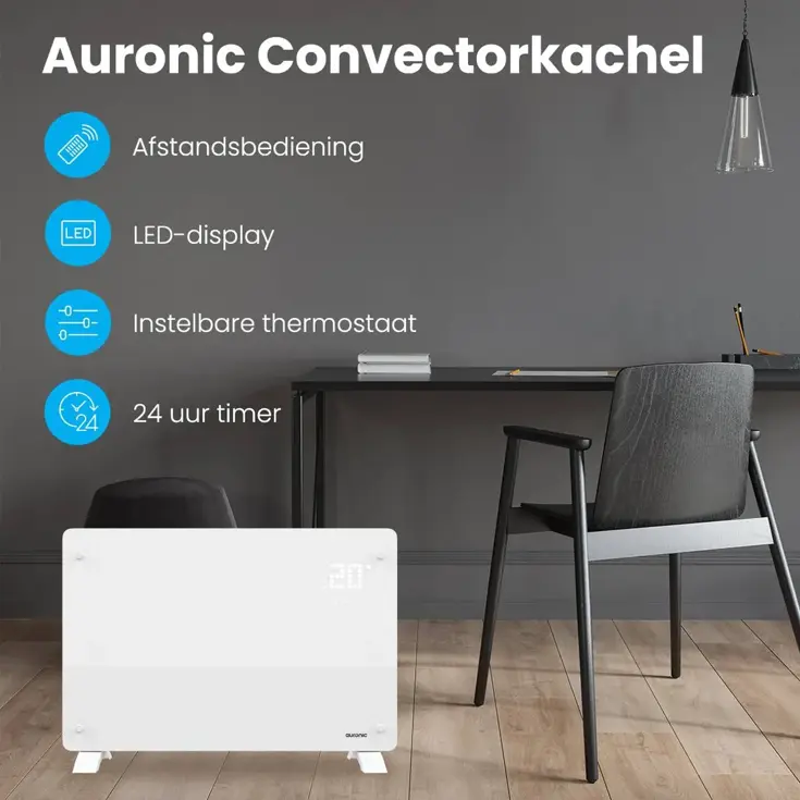 Auronic Convectorkachel - 2000W