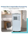 3-in-1 Mobiele Airco met Wifi en App - 9.000 BTU/h