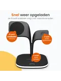 Draadloos Qi Oplaadstation 5-in-1 - 15W Snellader