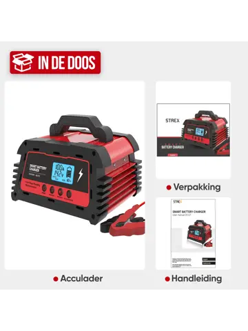 Industriele Acculader 12/24V - 5/10/25A