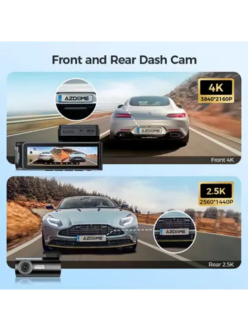 M360 2CH 4K Wifi GPS 64gb dashcam