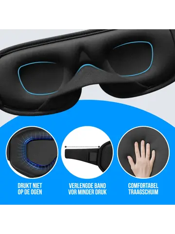 Strex Luxe Slaapmasker - 3D Ergonomisch