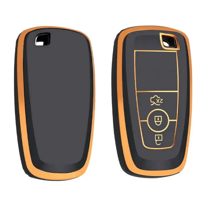 Dutch Shield Sleutelhoesje  Ford goud B3