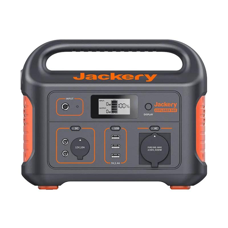 Jackery Explorer 500  Powerstation  Zwart main product image