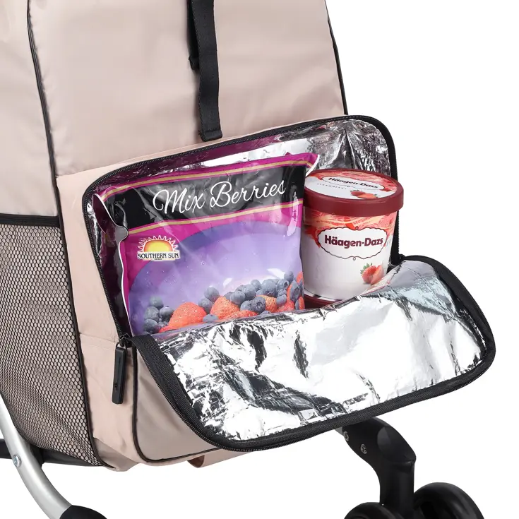 Boodschappentrolley 60L - 4 Wielen