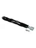 Kettingslot 90 cm met geharde schakels en hoes
