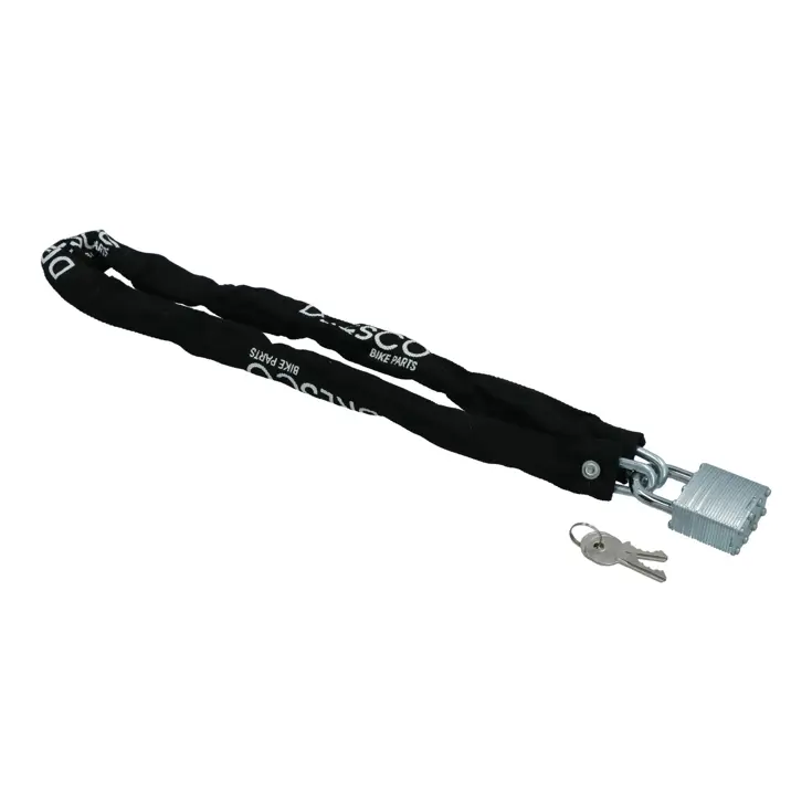 Kettingslot 90 cm met geharde schakels en hoes