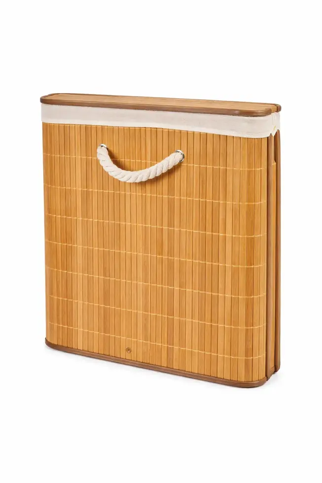 Wasmand Bamboe Opvouwbaar 60L